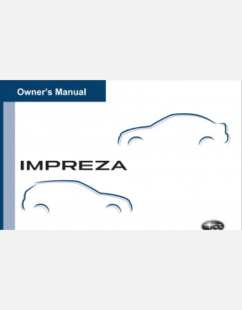 subaru impreza 2020 owners manual in english rhd lhd